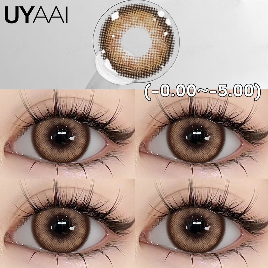 {เกรด -0.75~-5.00} Uyaai คอนแทคเลนส์บิ๊กอาย 14.5 มม. 2 ชิ้น ต่อคู่