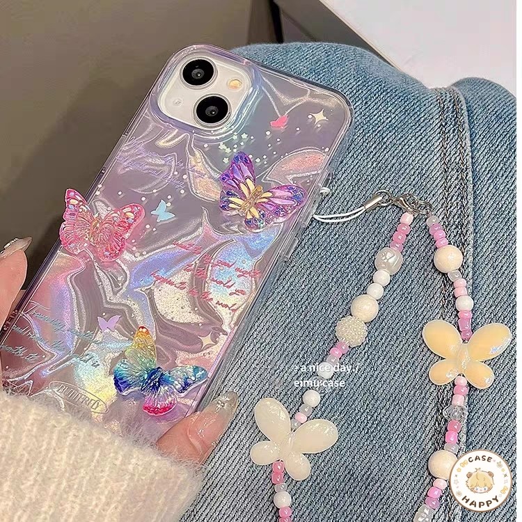 สร้อยข้อมือลายกราฟิตี้ภาษาอังกฤษสีสันสดใสชวนฝันแฟ เคสiPhone 11 15 16 13 14 12 Pro Max 7 16 8 15 Plus XS X XR Max SE 2022