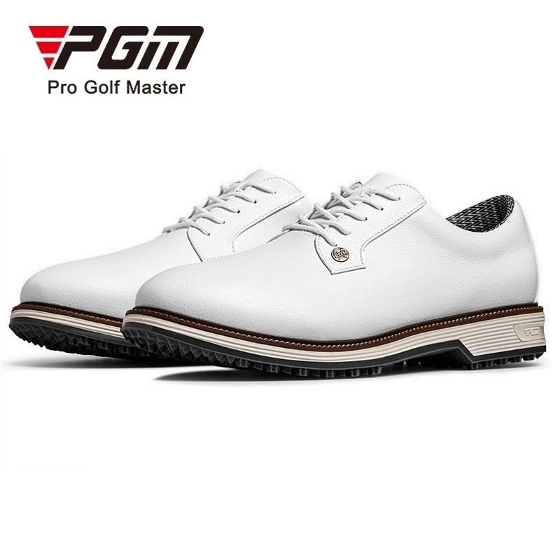 PGM GOLF รองเท้ากอล์ฟ ผู้ชายสไตล์อังกฤษ รองเท้าเดินป่า นุ่มยวบยับ ออกแบบพื้นกันลื่นด้านข้างพิเศษ"