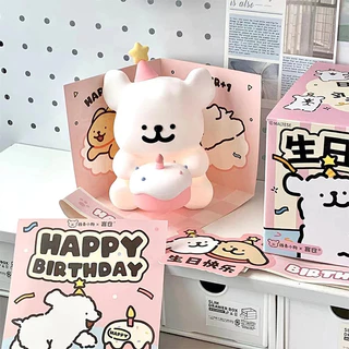 สายน่ารักสุนัขไฟกลางคืนลูกสุนัขโคมไฟข้างเตียงนอนหลับแสงเด็กของขวัญวันเกิดสําหรับคริสต์มาส