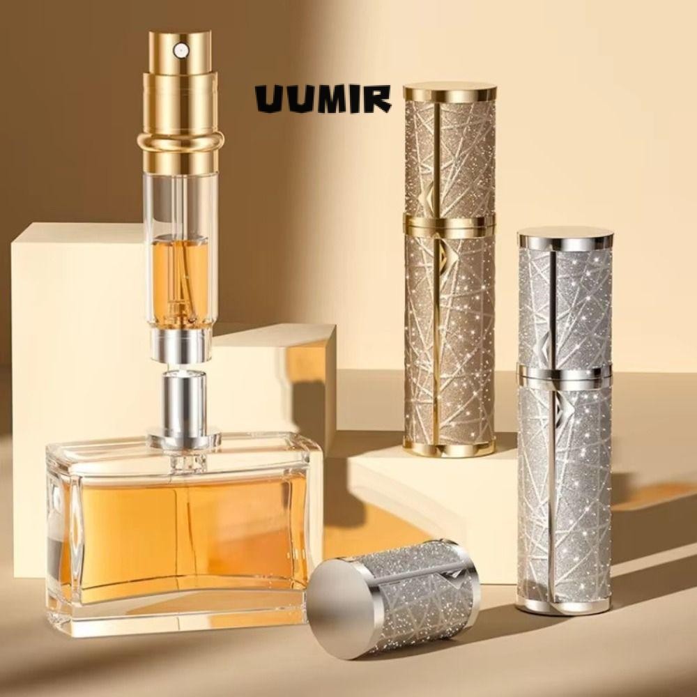 Uumir ขวดสเปรย์, ขวดน้ําหอมรีฟิลขนาด 5 มล., การเติมด้านล่างหรูหราหนังขวดเปล่าน้ําหอม Atomizer สําหรับผู้หญิง