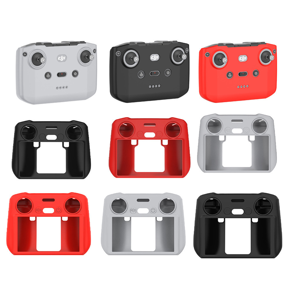 Drone รีโมทคอนโทรลซิลิโคนสําหรับ DJI RC-N1/2/3/RC/RC2 ฝาครอบป้องกัน Anti Drop ทนทานป้องกันอุปกรณ์เสริม DJI Air 3/3S/Mini 3/4Pro/Neo อุปกรณ์เสริม