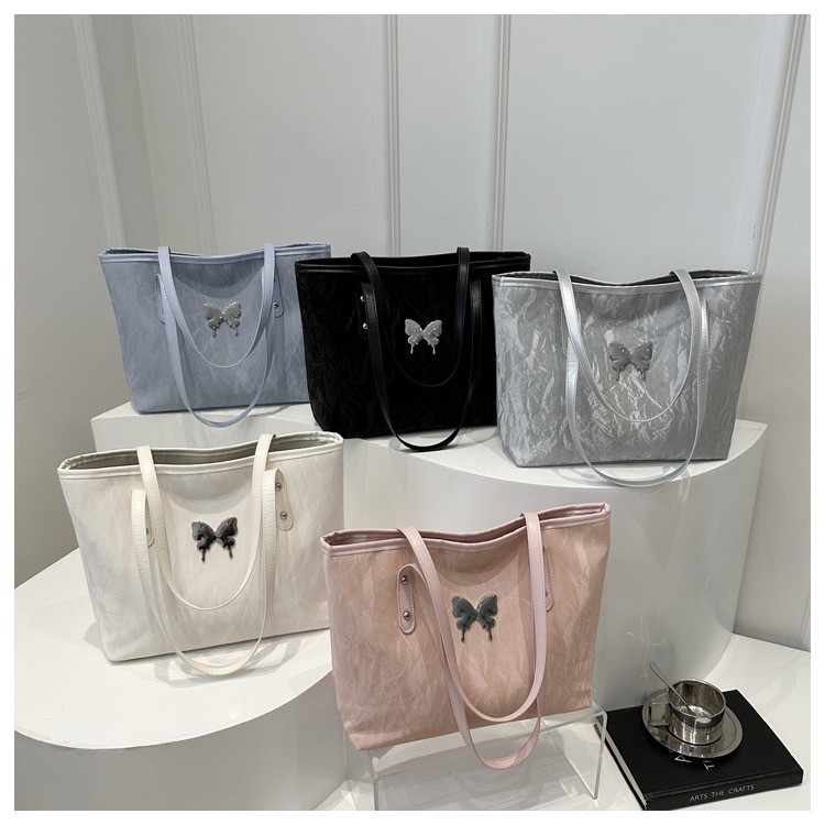 BM-shop2" กระเป๋าใบใหญ่สำหรับผู้หญิงสะพายข้างได้ถือได้หนัง pu มีซิปด้วย>> SP604