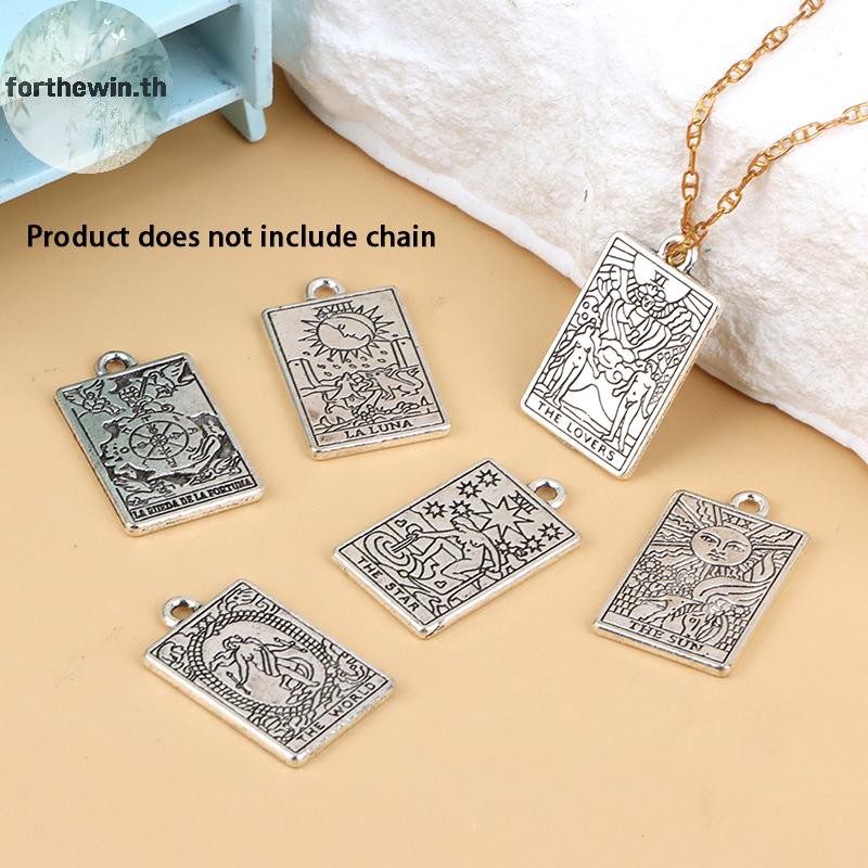 Forthewin 1 PC Tarot จี้ DIY แม่มด Divination Moon Sun Ch สร้อยข้อมือสร้อยคอเครื่องประดับหัตถกรรมทํา th