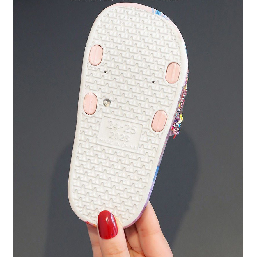 EVA รองเท้าแตะพื้นนิ่มลายการ์ตูนในร่มเด็กหญิงอายุ6-12ปี - รูปที่ 3