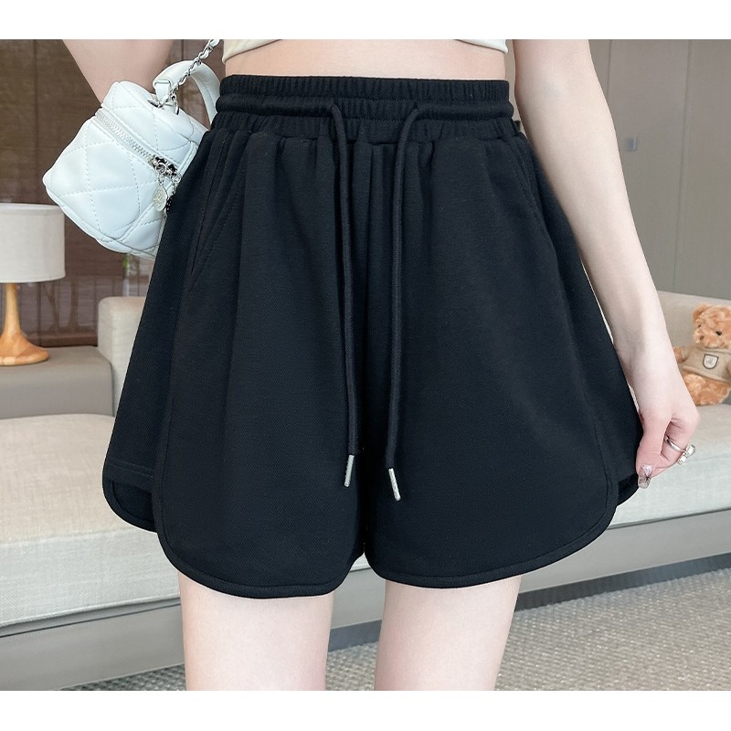 Hotgirl พร้อมส่ง✨กางเกงขาสั้นทรงสวยผู้หญิง กางเกงขาสั้นสายฝอ เอวสูงยางเชื่อยืด ปลายเว้า แฟชั่นใหม่ - รูปที่ 3