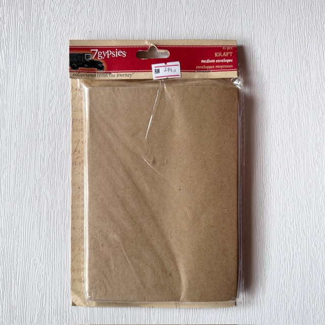 7Gypsies Plain Heavyweight Cardstock ซอง - คราฟท์