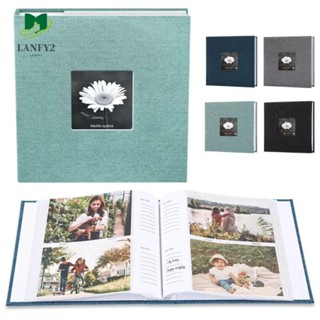 Alanfy อัลบั้มภาพปกผ้าลินิน, 6in 200/300Pics อัลบั้มสมุดภาพข…