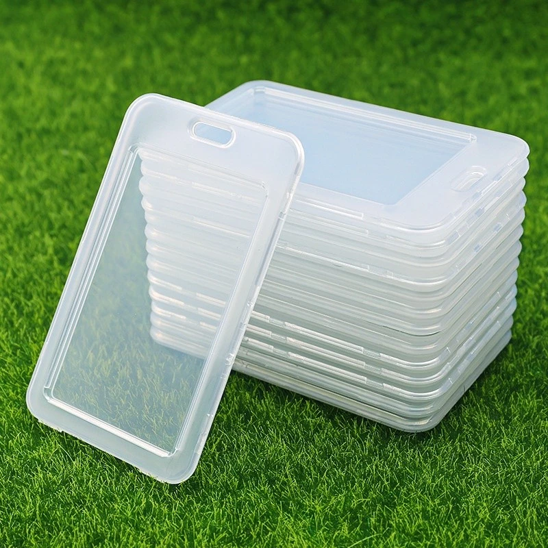 เคสพลาสติกใส PVC กันน้ํา สําหรับใส่บัตรเครดิต บัตรประจําตัวนักเรียน card holder Safety Business Card Case Work Car