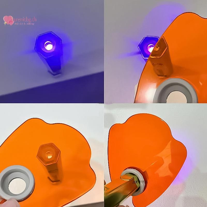 Renbg อุปกรณ์ร้านเสริมสวยเล็บอะคริลิค light-blocking Baffle สําหรับเล็บตรงโคมไฟ UV แว่นตาป้องกัน Anti-blue-light TH