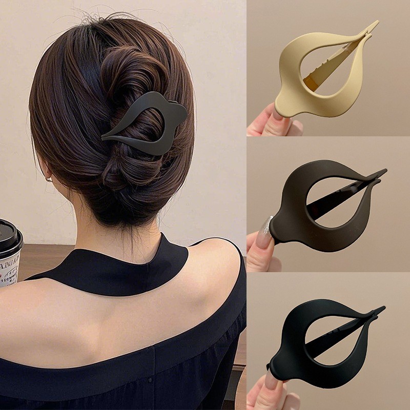 กิ๊บติดผมสําหรับผู้หญิงแฟชั่นเกาหลีหัวที่สวยงามกลับกิ๊บผมหางม้าผมใหญ่กรงเล็บคลิปขนาดใหญ่ ใบเรียกเก็บเงินเป็ด คลิปอุปกรณ์ผม - รูปที่ 7