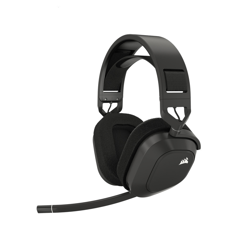 CORSAIR HEADSET HS80 MAX WIRELESS GAMING HEADSET, STEEL GRAY หูฟังเกมมิ่ง : CA-9011295-AP