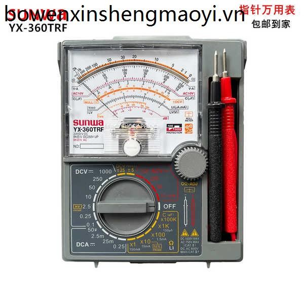 Sunwa Pointer Multimeter YX-360TRF Mechanical Multimeter ในครัวเรือนซ่อมอุตสาหกรรม Test Multimeter