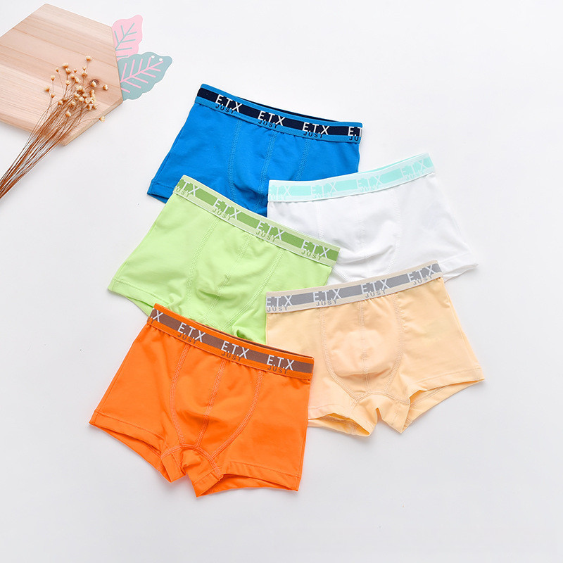 กางเกงในเด็กชาย กางเกงในผ้าฝ้ายแท้สำหรับนักเรียน ใส่สบาย - รูปที่ 3