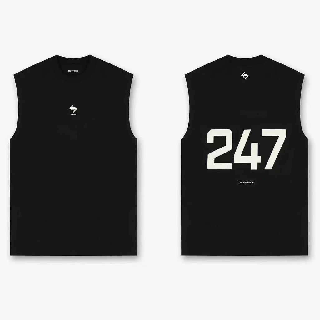 พร้อมสต็อกใหม่ 247 พิมพ์ดิจิตอลแขนกุดผ้าฝ้าย 100% คุณภาพสูงกีฬาเสื้อกั๊ก 0619