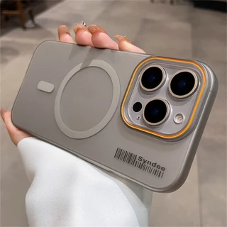 สําหรับ Realme 15 14 Pro Plus 14 Pro+ 15T GT 7T 7 Pro P3 Pro เคสโทรศัพท์แม่เหล็กเคลือบโปร่งแสงบางเฉียบกันกระแทกซิลิโคนแข็ง