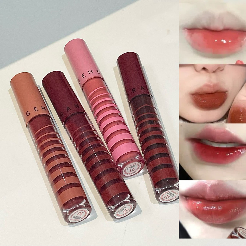Herorange Ice-transparent Juice Mirror Water Light Lip Gloss Moisturizing Student Lipstick