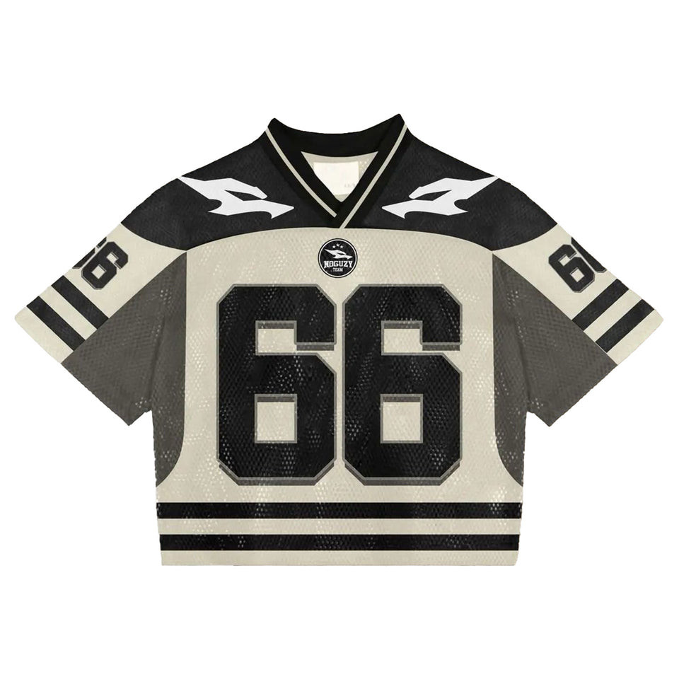 No66 Dragon Mesh Boxy Jersey