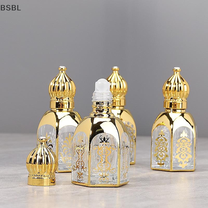 Bsbl 12ML มินิแก้วม้วนบนขวด Rollerbal คอนเทนเนอร์ผสมน้ําหอมขวดขวดเปล่า BL