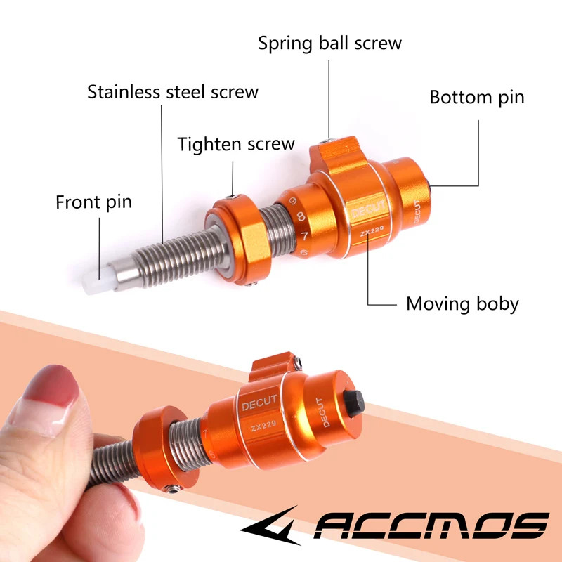 Decut ZX229 Cushion Plunger อลูมิเนียม Micro-Click Spring Tension Plunger Fit 5/16 ด้าย ราคา ถูกที่สุด ดีลบีเคเค แกลเลอรีภาพที่ 2