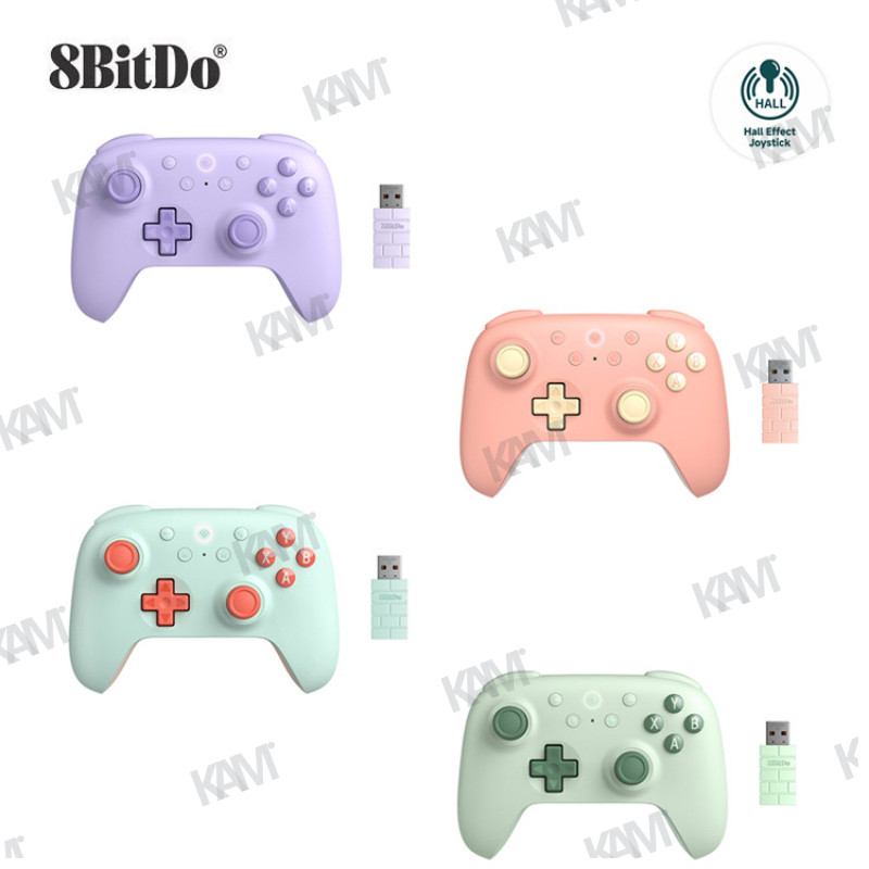 [Kam] 8bitdo Ultimate 2C ตัวควบคุมเกมไร้สายบลูทูธพร้อมจอยสติ๊กเอฟเฟกต์ห้องโถงสําหรับคอนโซล Nintendo 