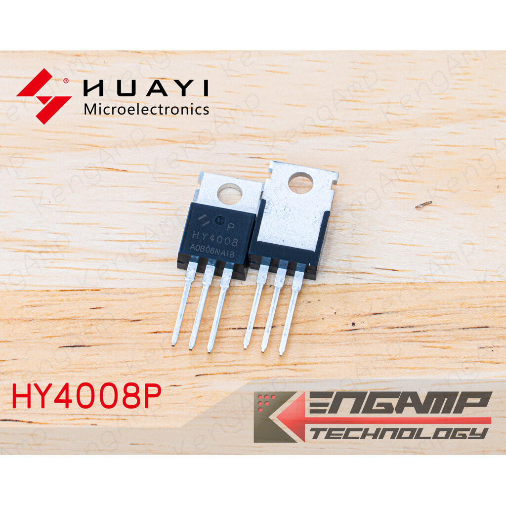 (1ตัว)[FET] HY4008P HOOYI N-CH MOSFET 200A 80V 2.9mR TO-220