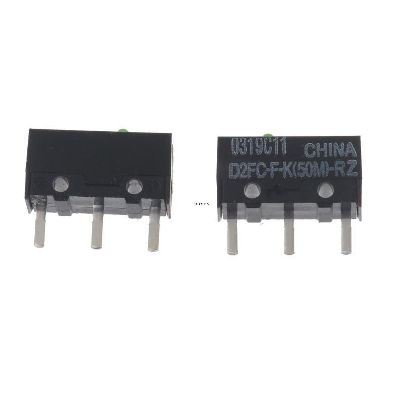 Cuy 2 ชิ้นเมาส์ Micro Switch D2FC-FK 50M เมาส์ปุ่ม Fretting 50 ล้าน