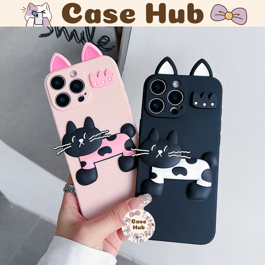 Samsung A02 A02s A03 A03s A04 A04s A05 A05s A06 A12 A13 A14 A15 A16 TPU ซิลิคอน 3D หูแมว