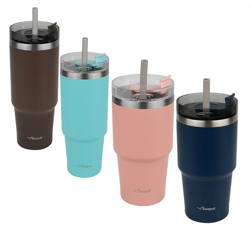 ซีกัล แก้วน้ำสุญญากาศ รุ่นเรดดี้ ความจุ 0.6 ลิตร/0.9 ลิตร SEAGULL READY VACUUM MUG 0.6 Liters/0.9 Li