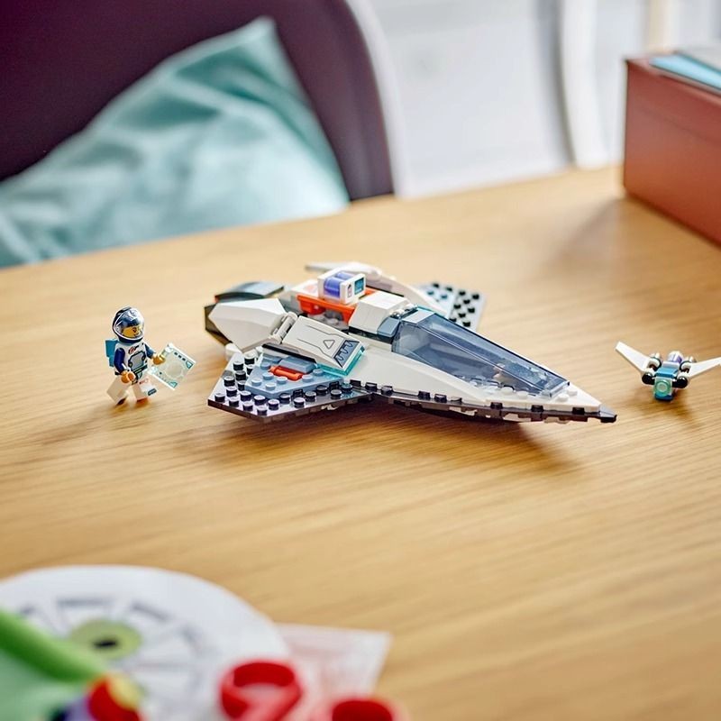 2829 คนคอลเลกชัน LEGO LEGO 60430 Star Spaceship city ประกอบอาคารบล็อกของเล่นเด็กของขวัญ 4.16