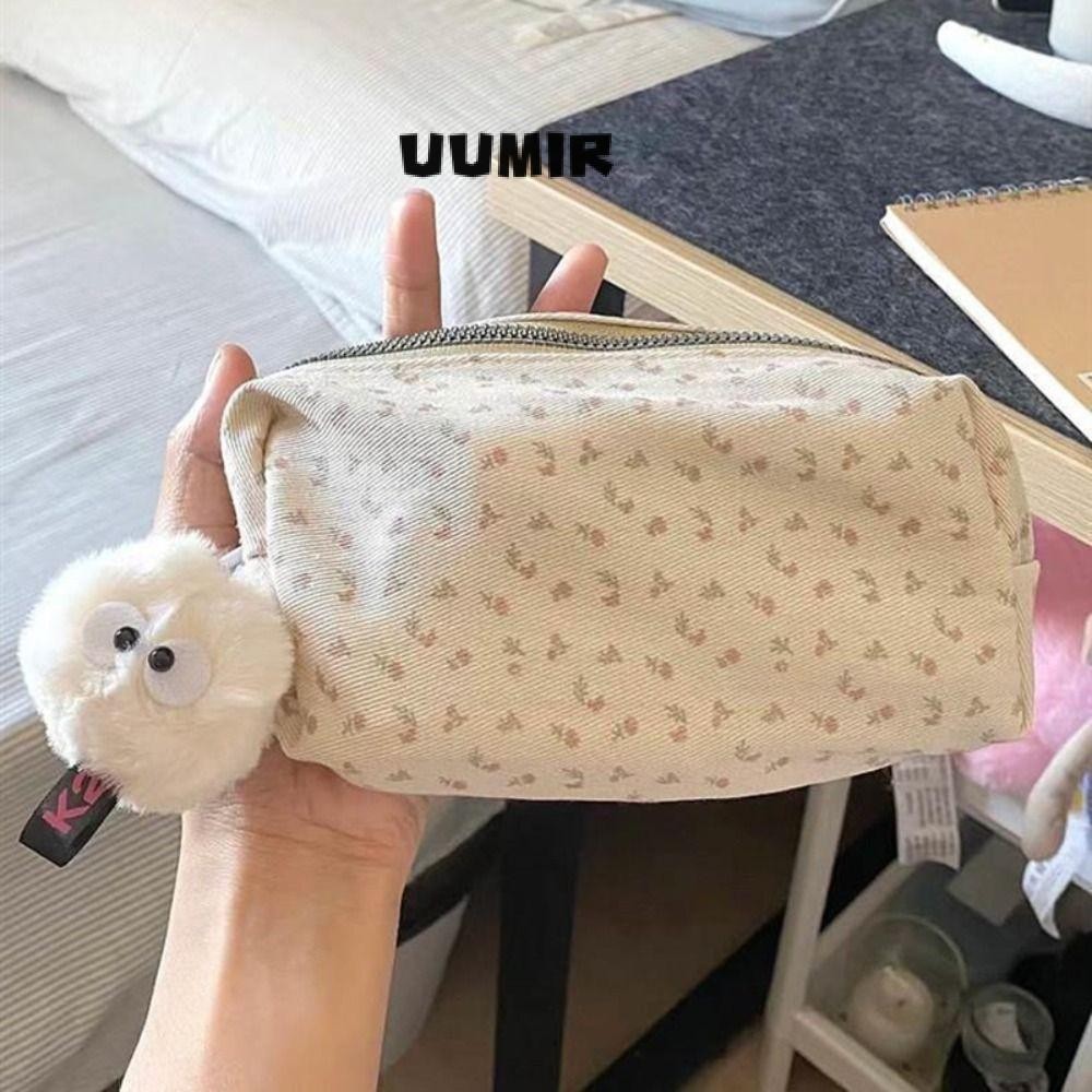 UUMIR กระเป๋าใส่ดินสอ กระเป๋าใส่เครื่องเขียนพิมพ์ลายน่ารัก จุของได้เยอะ