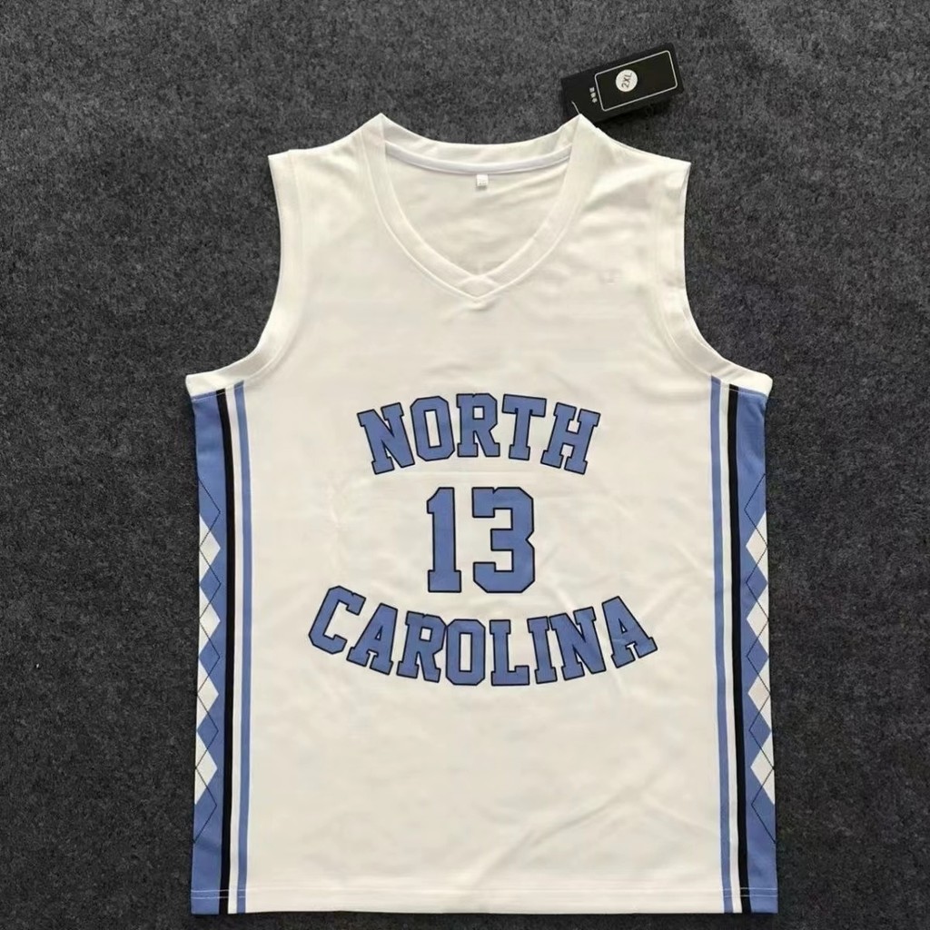 นักเรียนมัธยมปลาย NCAA North Carolina Vest Uniform Sports Training Uniform University Retro Digital 