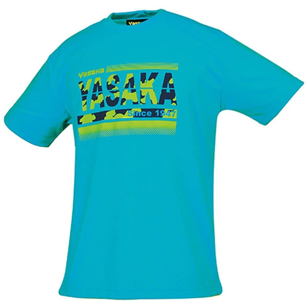 Yasaka เสื้อกีฬา เสื้อยืดคอกลม สีฟ้า เนื้อผ้าเบาสบายSize S-5XL