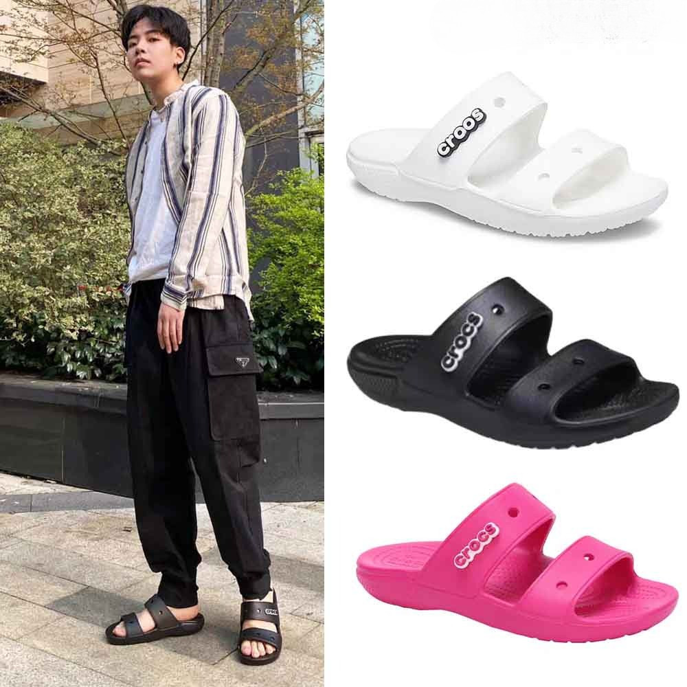Sanda Classic Two - Strap Slide Cros รองเท้าแตะสําหรับผู้ชายและผู้หญิงกันน้ํา