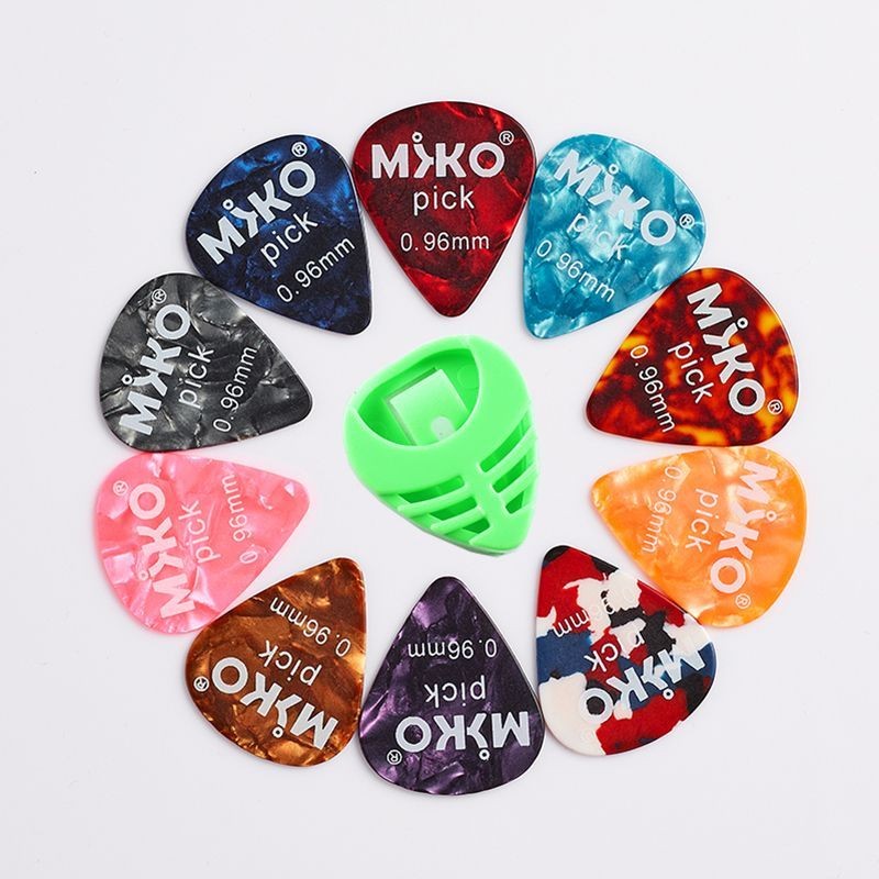 MIKO Celluloid กีตาร์พื้นบ้าน Pick Ukulele Shield Swe MIKO Celluloid Acoustic Guitar Pick Ukulele Sh