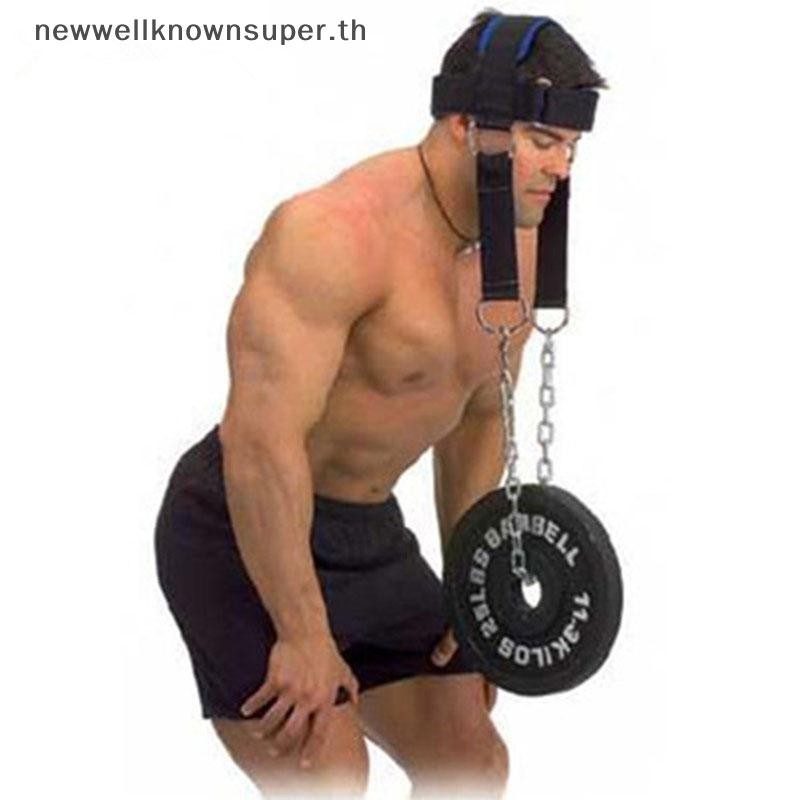 ใหม่สายรัดศีรษะสายคล้องคอออกกําลังกายสําหรับน้ําหนัก Lifg Gym Fitness Training SUPER