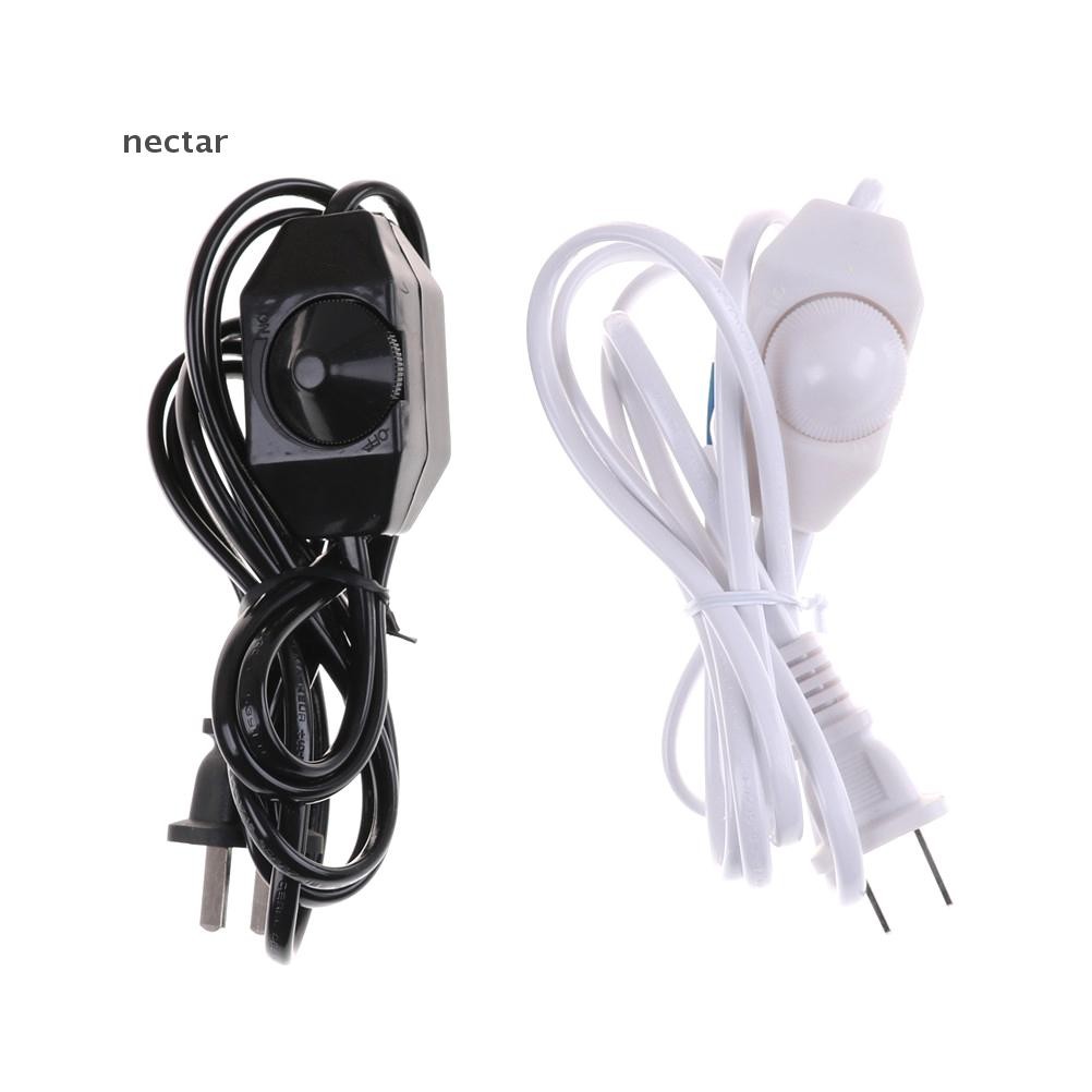 Tar ใหม่สีขาว/สีดําโคมไฟสายไฟ w สวิตช์หรี่ไฟ AC 220V/110V US Plug N