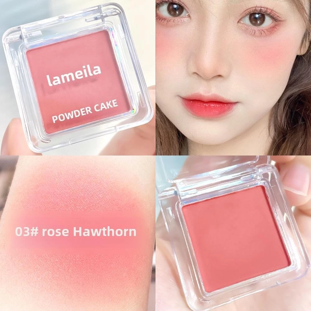 Lameila บลัชออนพาเลท สีนู้ด ไวท์เทนนิ่งธรรมชาติ เนื้อละเอียด ติดทน thumbnail 9