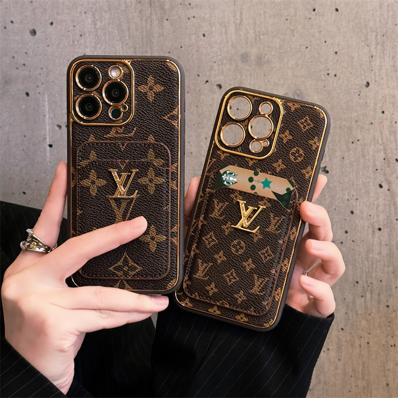 แฟชั่นหนังใส่การ์ดเคสโทรศัพท์สําหรับiphone 16 Pro Max 16plus 16pro 16promax 15 14 Plus 14plus 13 12 ProMax 11 15promax 14promax 13promax 12Promaxฝาครอบป้องกัน