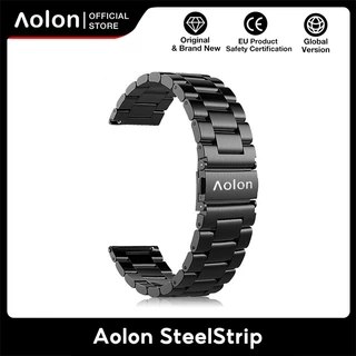 Aolon 22มม สายเหล็ก 22mm ใช้ได้กับ Curve丨GT5 Pro丨GTS丨Tetra S2丨GT22丨Foom S3丨Cross丨ECG丨Navi R3丨Mars R3丨Tetra R2