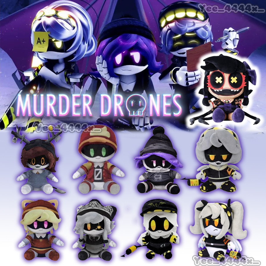 Murder Drones Uzi ตุ๊กตาตุ๊กตาอะนิเมะเกมอุปกรณ์ต่อพ่วง Series Inorganic Killer ตุ๊กตาของเล่น Cyn ตุ๊กตาสะสม chunimth