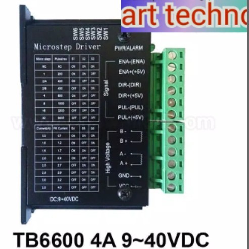 TB6600 stepper มอเตอร์ 42 57 86 ไดร์เวอร์ 4A 9-40V cnc TB 6600 42VDC DC