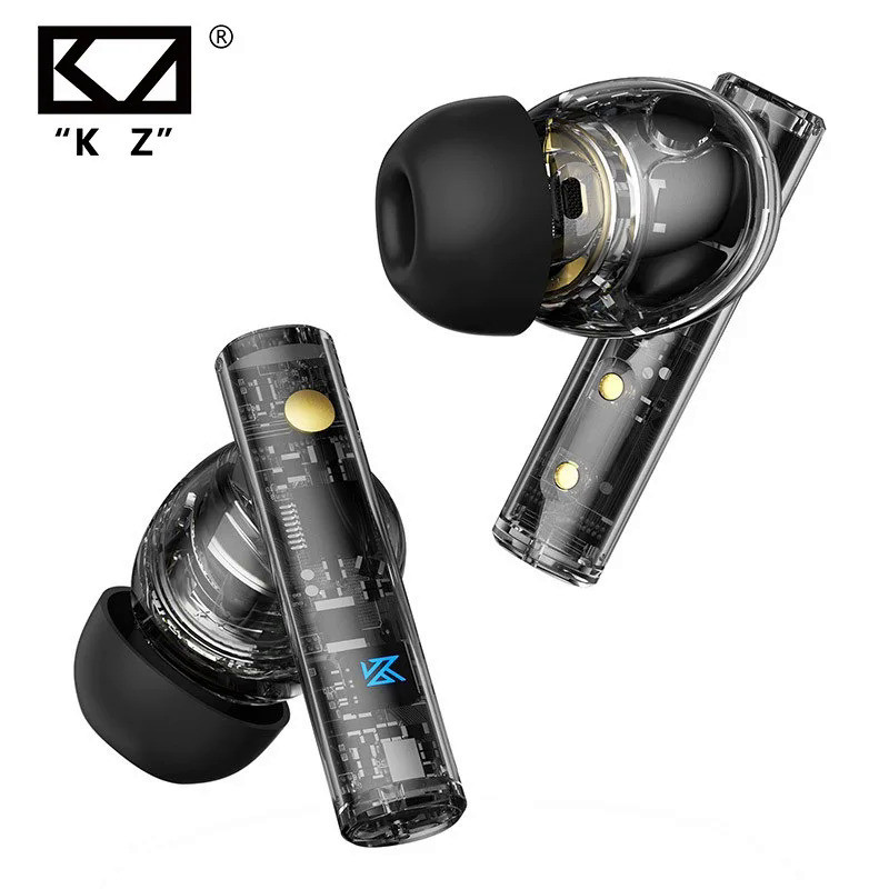 KZ Carol ANC Bluetooth Earphones True Wireless Sport Headphones Active Noise Cancelling AI HiFi Bass