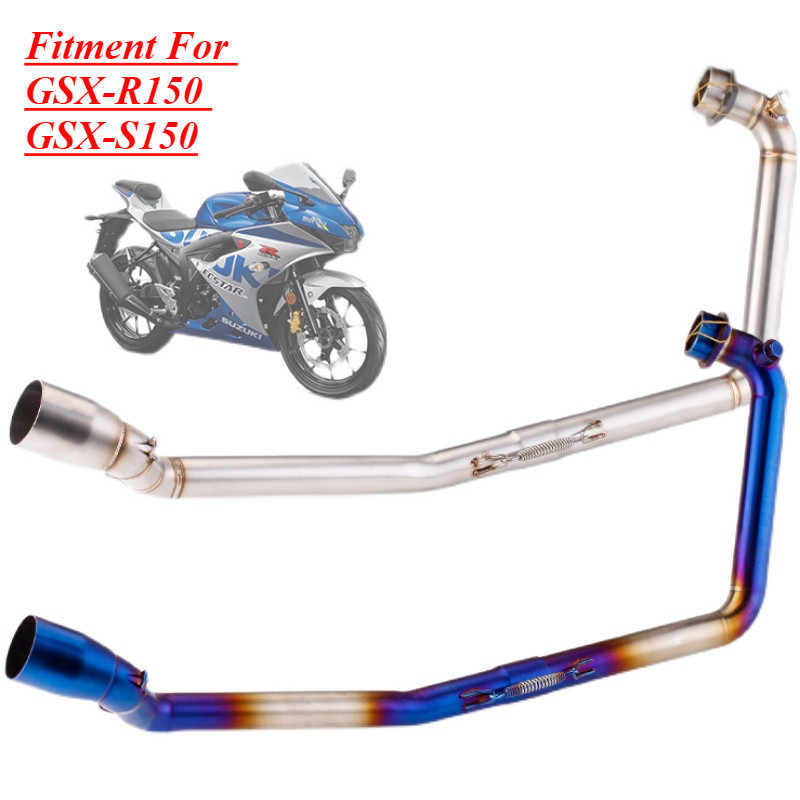 Header ท่อ Fitment สําหรับ GSX-R150 GSX-S150 มอเตอร์การปรับเปลี่ยนระบบไอเสีย