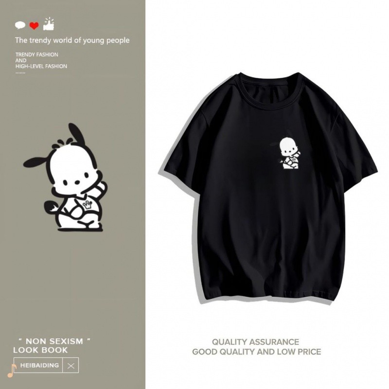 เสื้อยืด koo’sสบายร้อยเทรนด์แฟชั่นที่สวยงามและใจกว้างทุกชนิดสวมเสื้อยืดคอกลมพิมพ์เสื้อ ตลก1-84♬