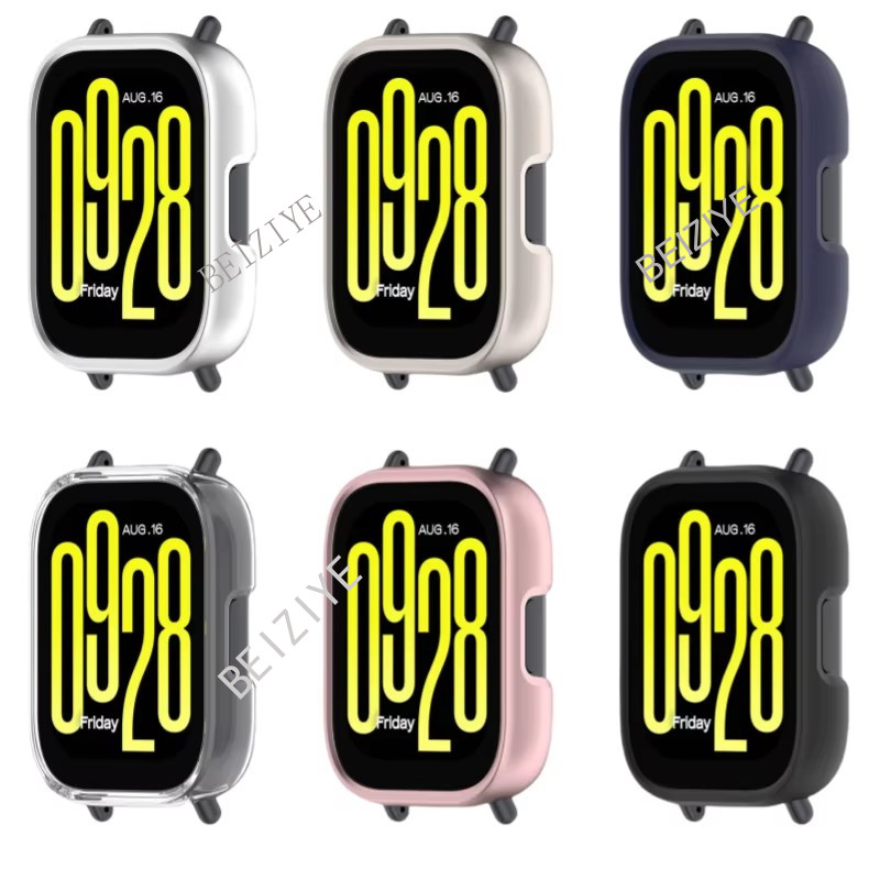Pc นาฬิกาป้องกันกรณีสําหรับ Xiaomi Redmi Watch 5 Active Half Pack Hollowed Out ฝาครอบ PC Matte กันชนสําหรับ Redmi Watch 5 Lite