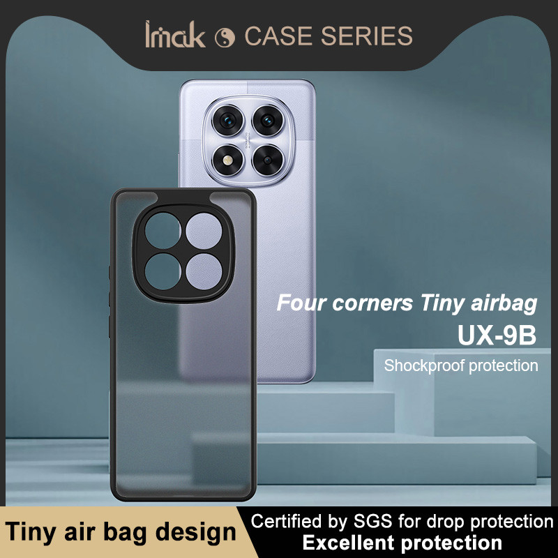 Redmi Note 14 Pro 5G เคส IMAK UX-9B ด้านหลังแข็ง + ขอบนุ่มกรอบสําหรับ Xiaomi Redmi Note 14 Pro+ 5G