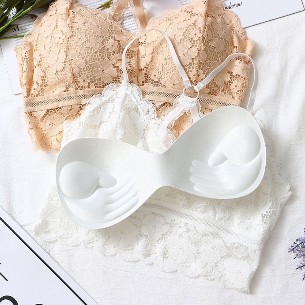 Zxyouping 1/2pcs ชุดชั้นใน Bra และชุดกางเกงผู้หญิง Backless Bra เซ็กซี่ทองเซ็กซี่ลูกไม้ Hollow Deep V Push Up ลูกไม้กางเกงและ Bra ชุด - รูปที่ 5