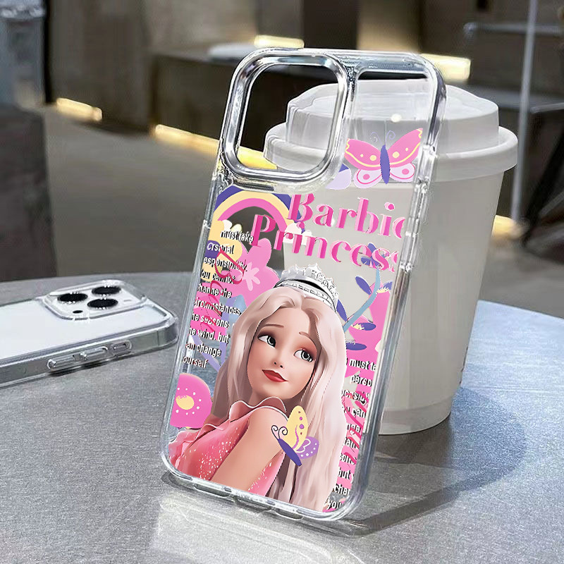 Aesthetic น่ารักหรูหราสําหรับ IPhone ปลอก 16 15 14 13 12 11 Pro Max 8 7 Plus X XR XS Soft TPU ซิลิโคนฝาครอบโทรศัพท์