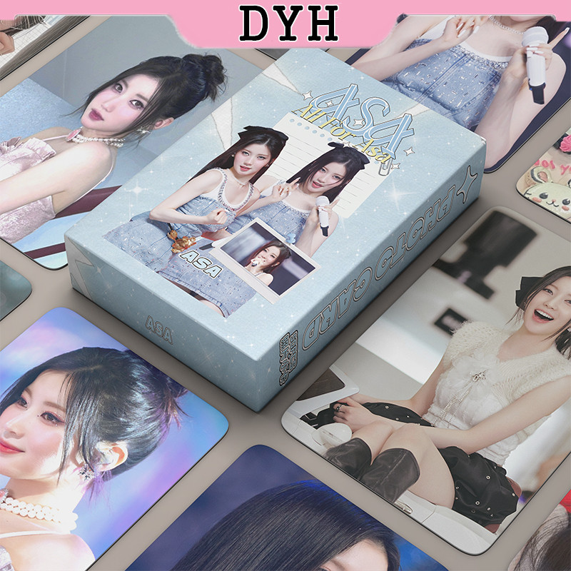 50 ชิ้น/กล่อง BABYMONSTER ASA Laser Card Photocards Holographic LOMO Card KPOP อัลบั้ม